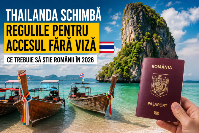 Thailanda schimbă regulile pentru accesul fără viză