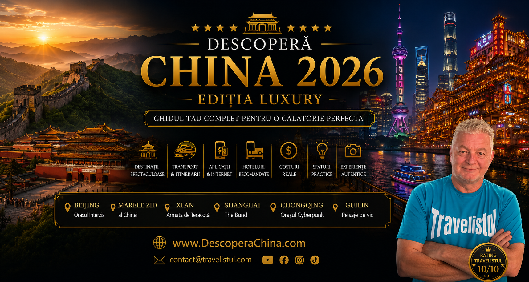 Descoperă China 2026 – Cel mai complet ghid al turistului roman in China