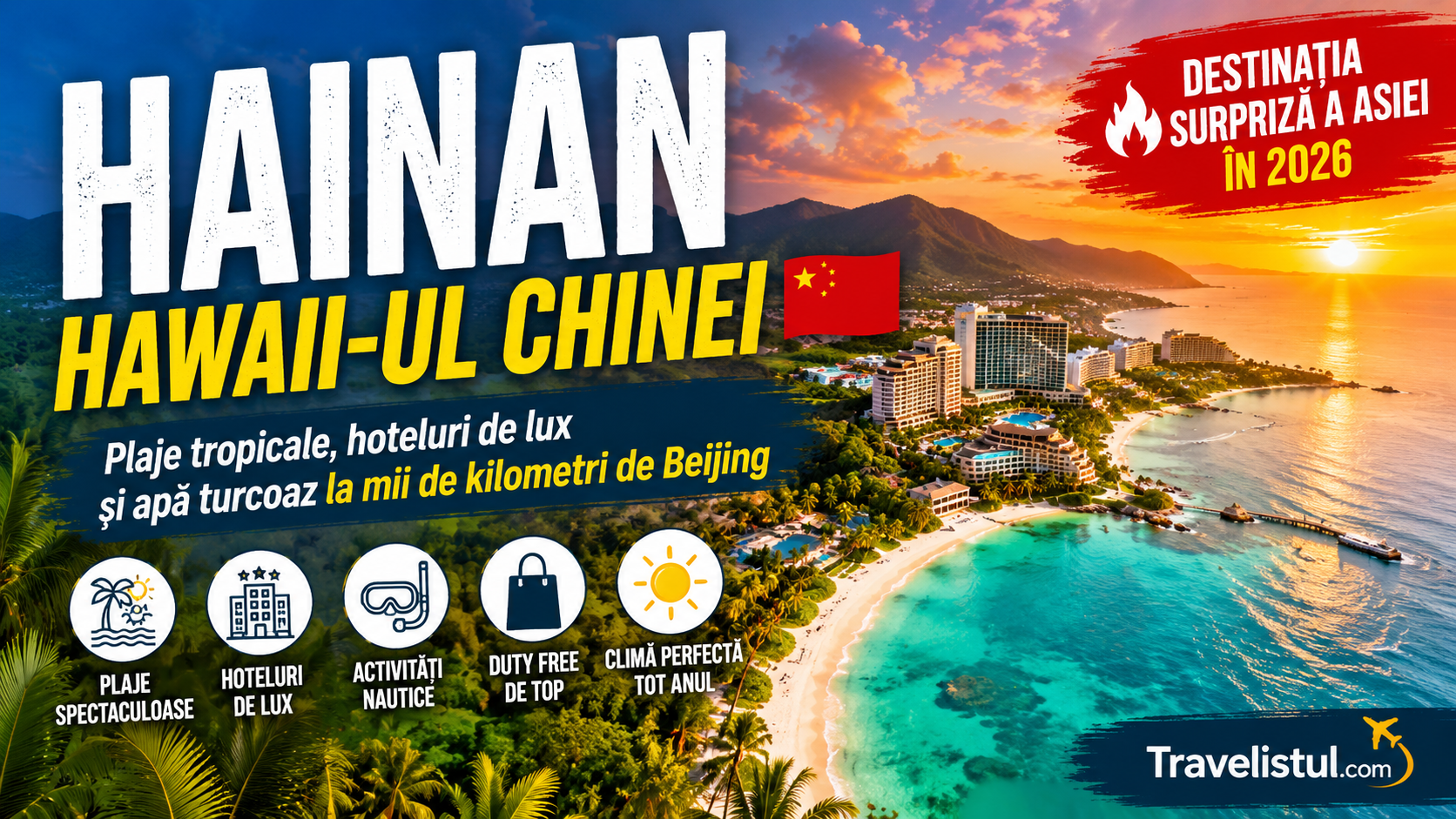 Hainan – Hawaii-ul Chinei. Insula tropicală despre care puțini români au auzit Hainan – Hawaii-ul Chinei. Insula tropicală despre care puțini români au auzit