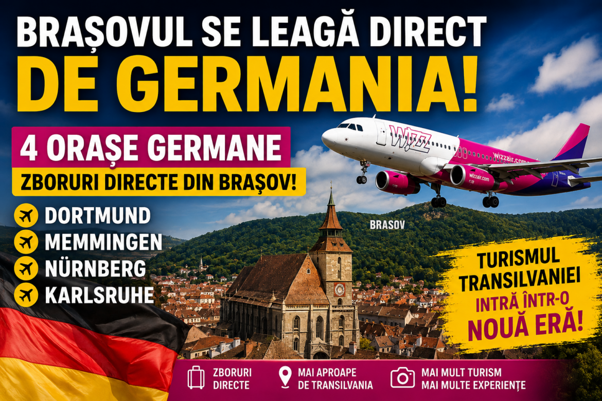 zboruri directe Brașov - Germania
