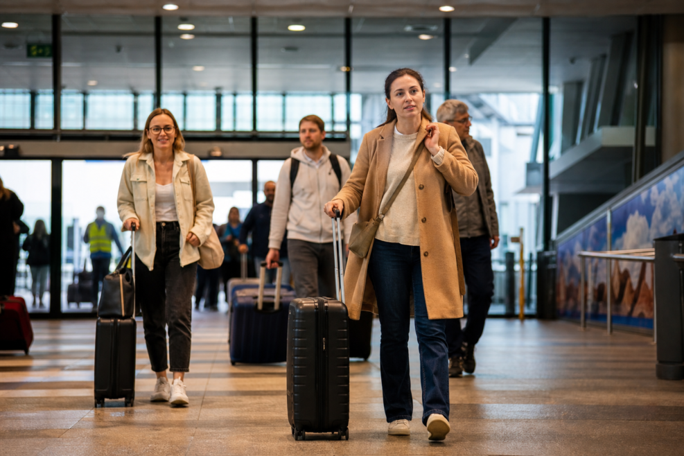 Sosiri aeriene de turiști europeni pe Aeroportul Internațional Cape Town