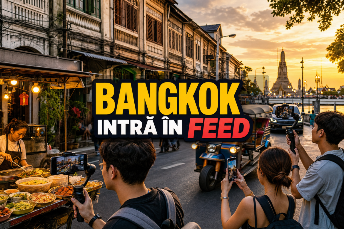 Creator-Powered Tourism la Song Wat, Bangkok, cu creatori TikTok care filmează experiențe locale