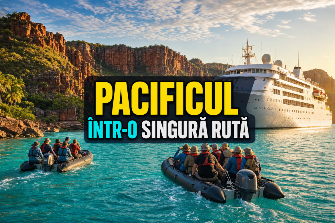 Croazieră din Australia în Chile la bordul navei de expediție Silver Cloud, în regiunea Kimberley