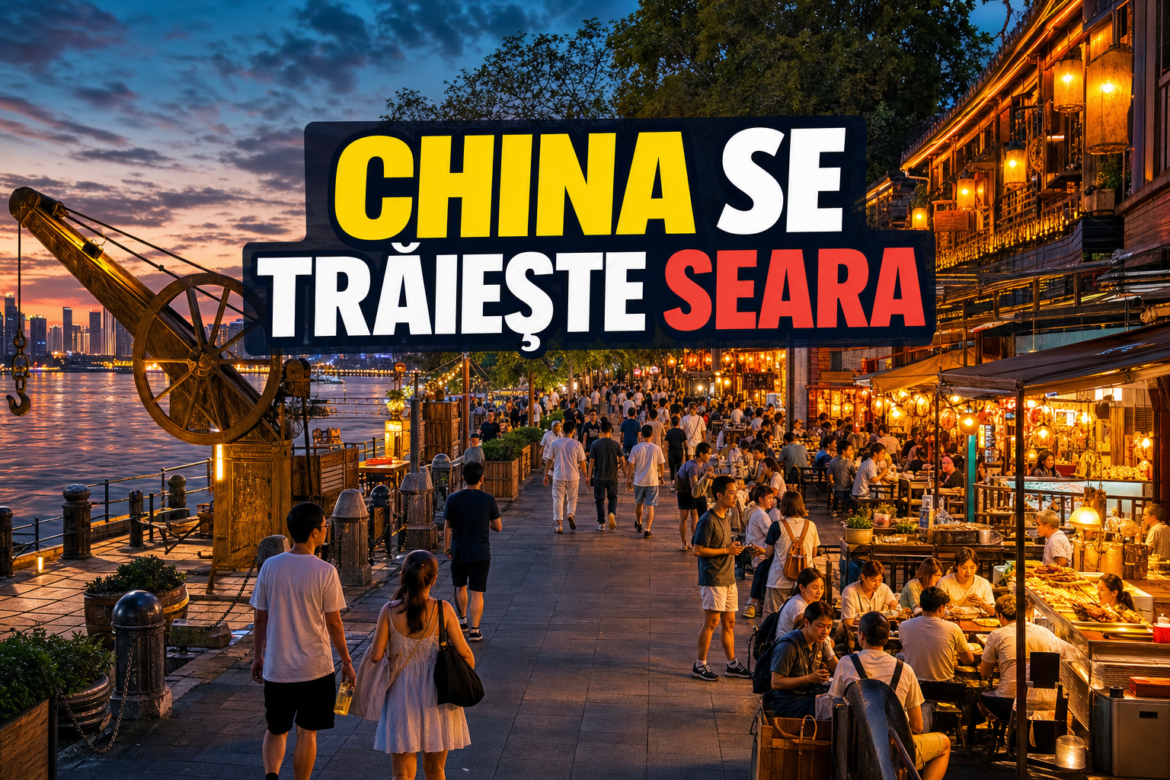 Experiențe culturale în China la Jiangxiali, strada culturală și gastronomică a vechilor chei din Wuhan