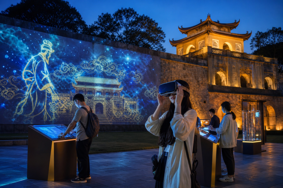 Experiență VR360 și 3D mapping la Cetatea Imperială Thang Long