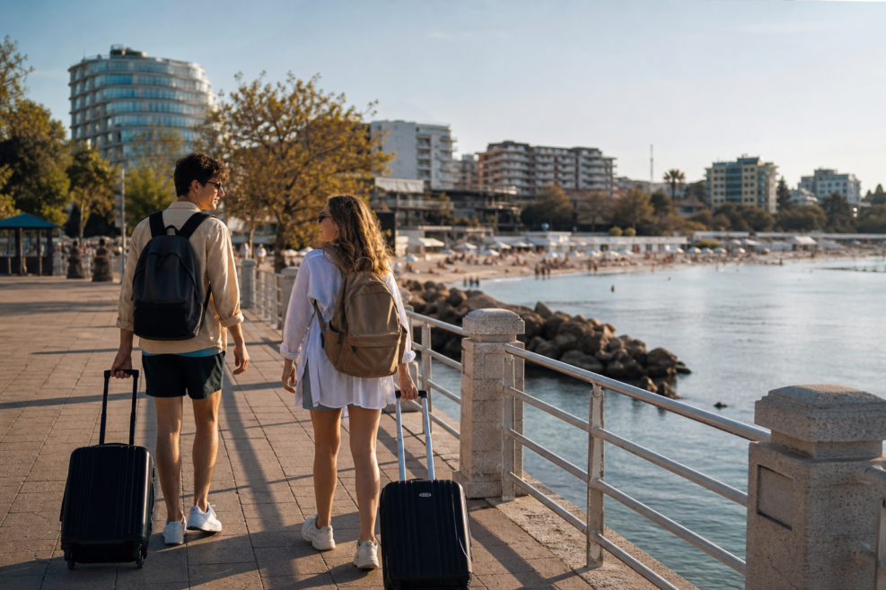 Turiști români aleg o vacanță scurtă la litoral
