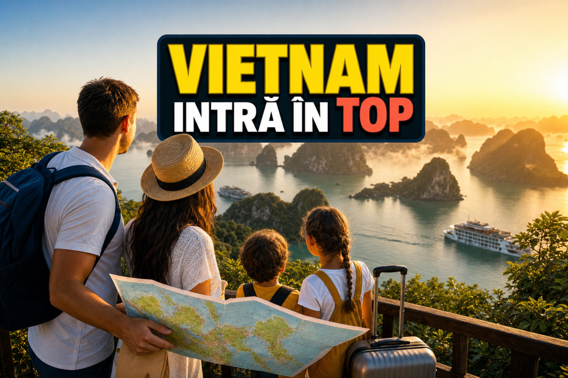 Vacanțe Vietnam pe Google, ilustrate prin turiști în golful Hạ Long