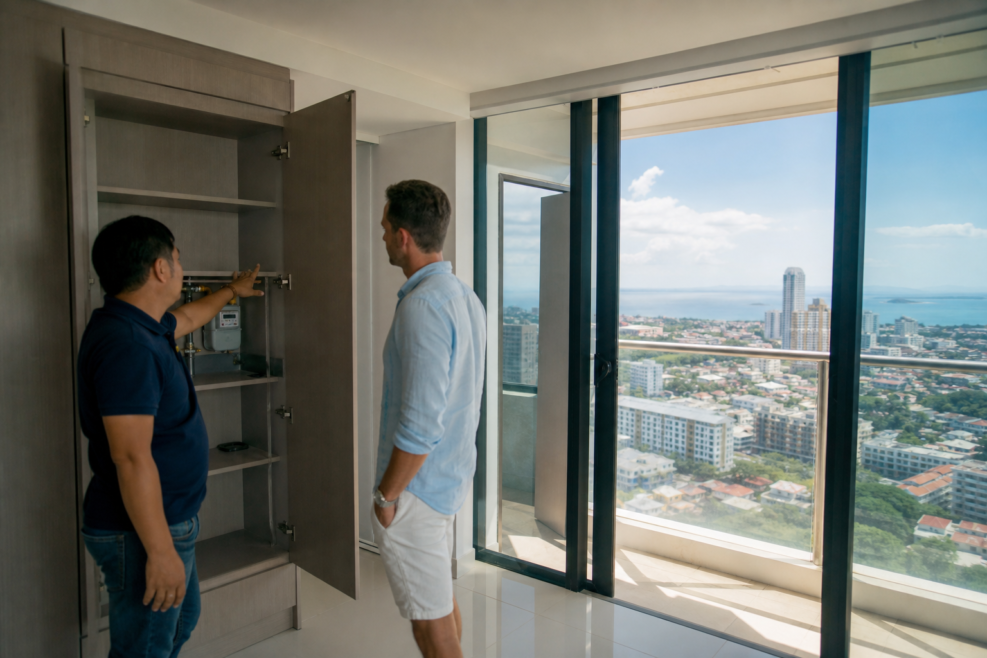 Vizionare de apartament pentru chirie în Cebu City, Filipine