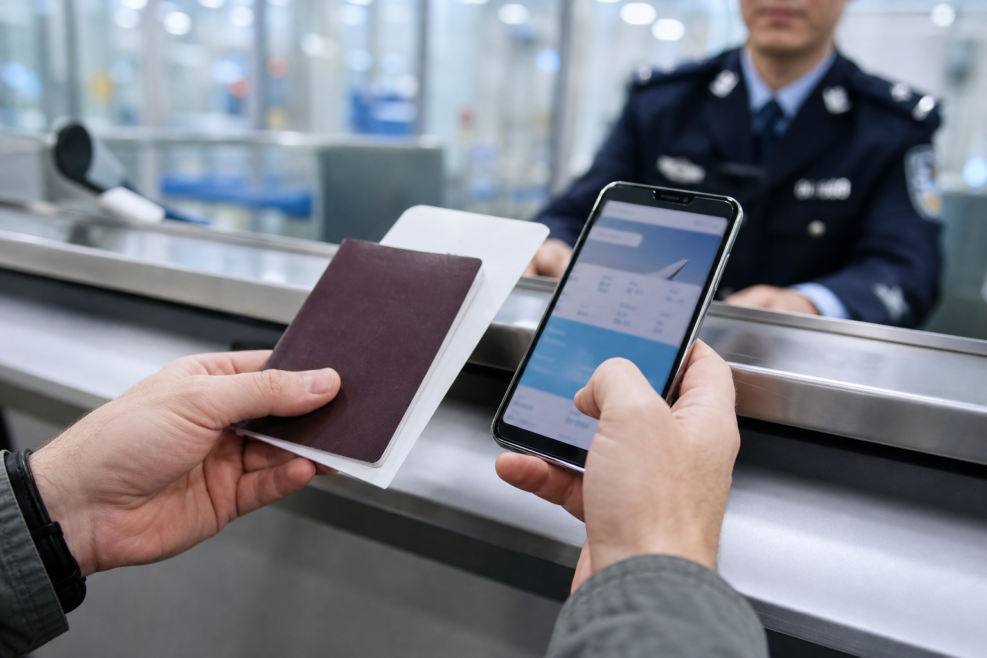 Controale la frontieră în China cu pașaport și rezervare hotelieră