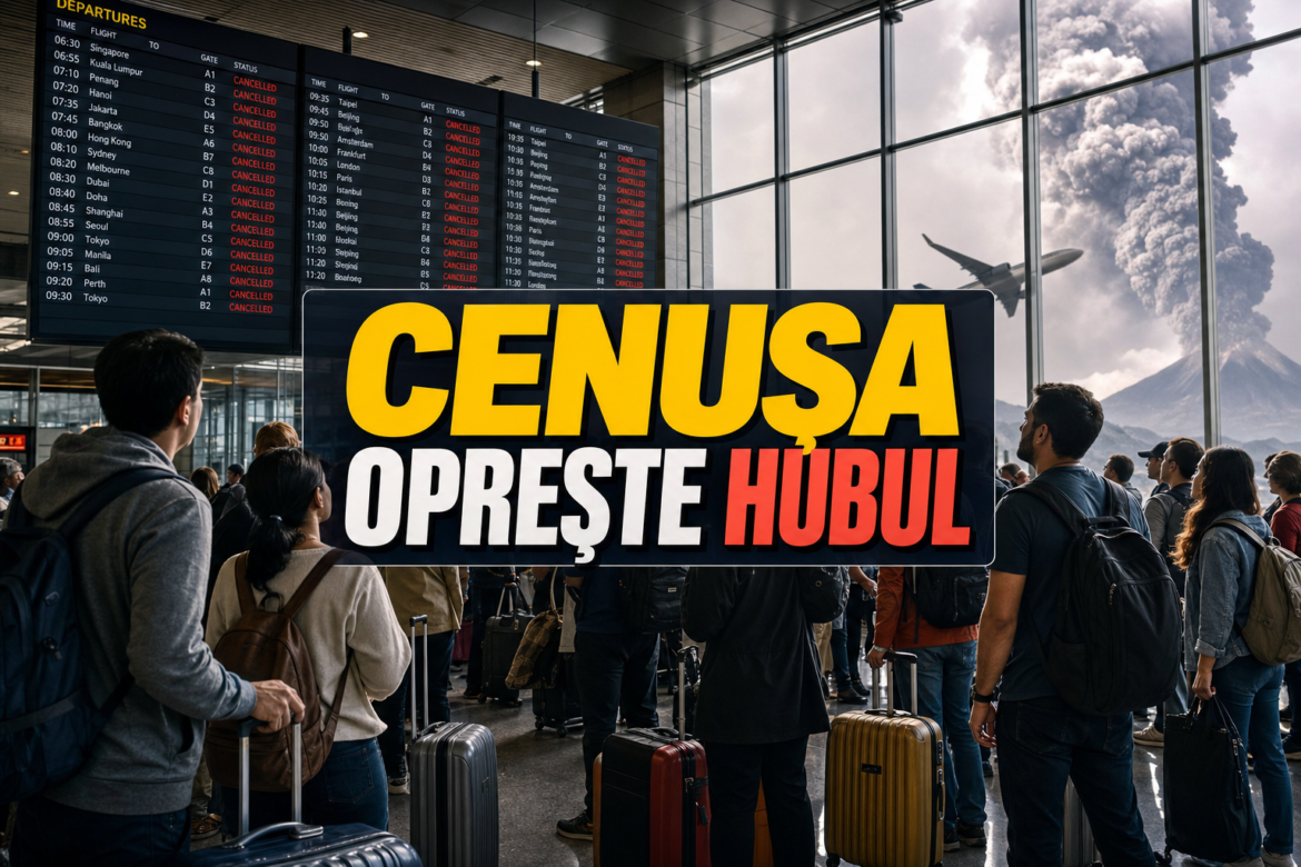 Erupția Anak Krakatau perturbă zborurile pe aeroportul Soekarno-Hatta din Jakarta