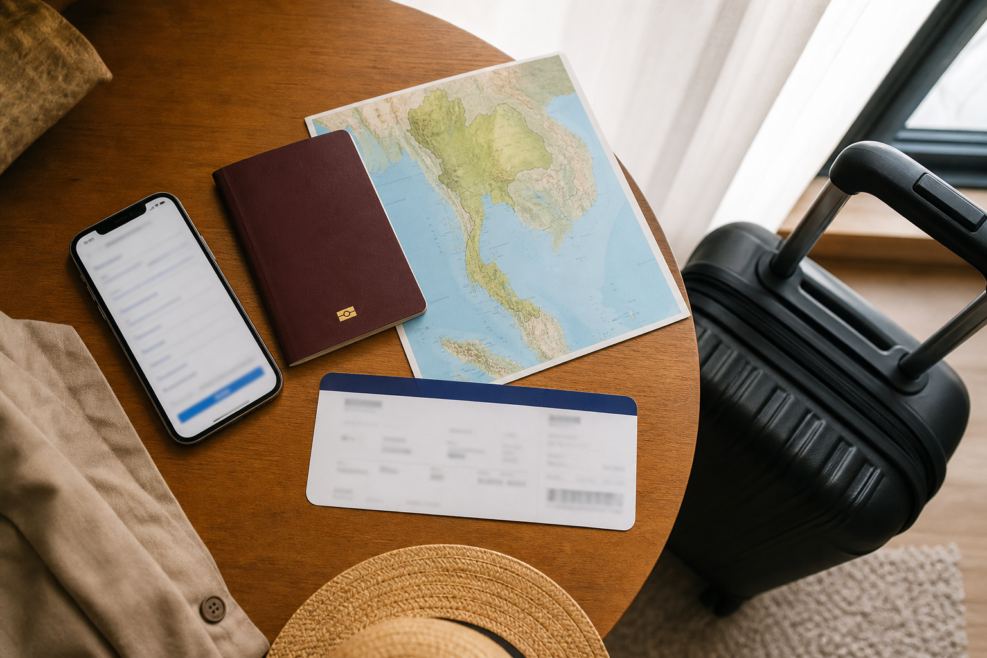 Verificarea TDAC și a documentelor înainte de plecarea în Thailanda