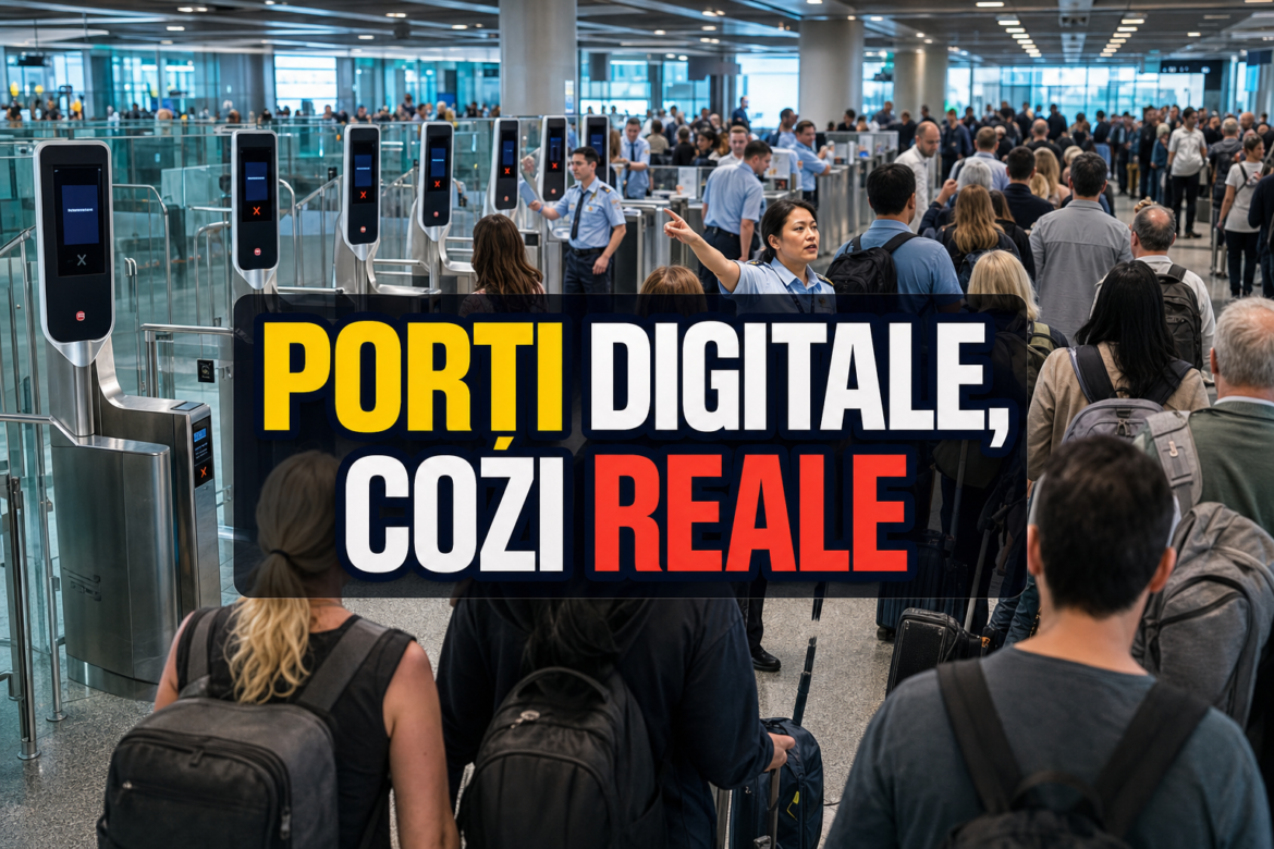 Sistem pașapoarte Australia blocat, cu pasageri la control manual într-un aeroport internațional